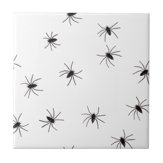 Araknofobi (spindlar) (Insektra kronor) Kakelplatta (Framsidan)