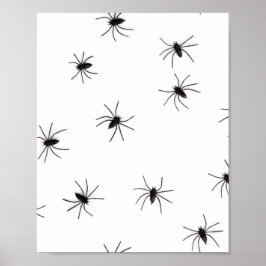 Araknofobi (spindlar) (Insektra kronor) Poster