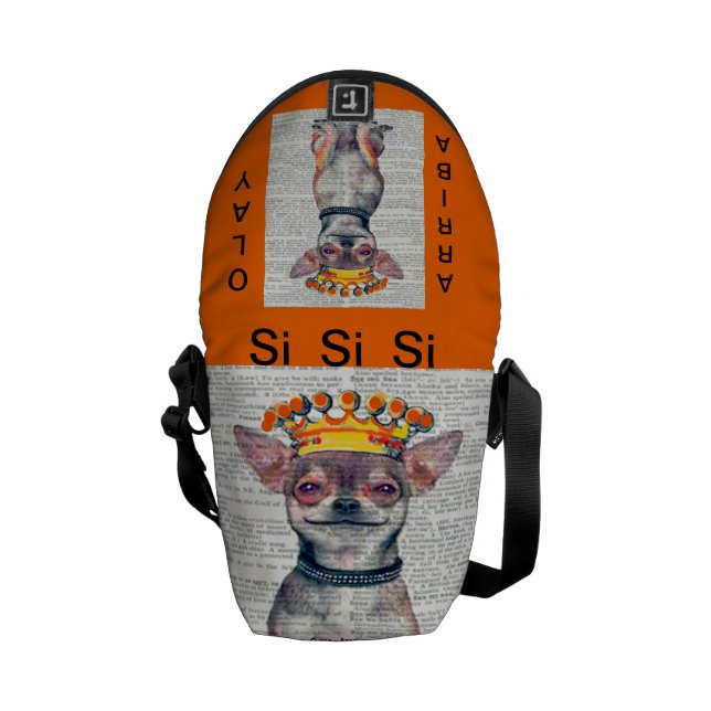 ARAKONSTNÄR - LITE GEMS - ARRIBA! KURIR VÄSKA (Öppen Baksida)