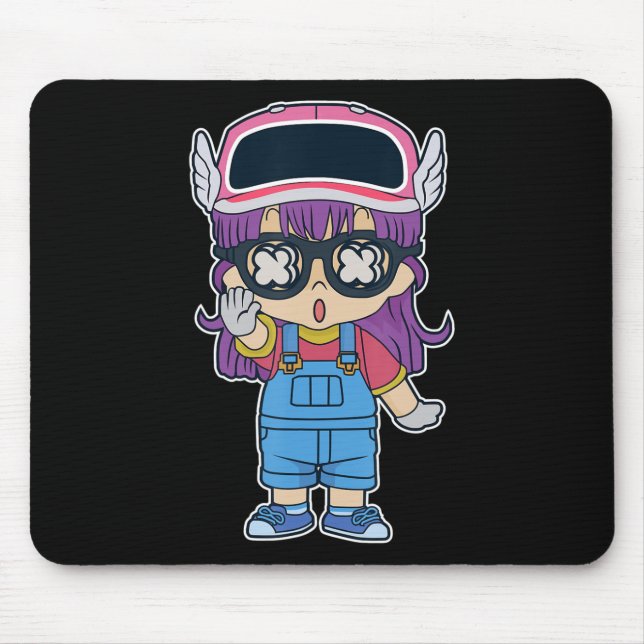 Arale Norimaki Dr Slump Manga Anime Tecknad Älskar Musmatta (Framsidan)