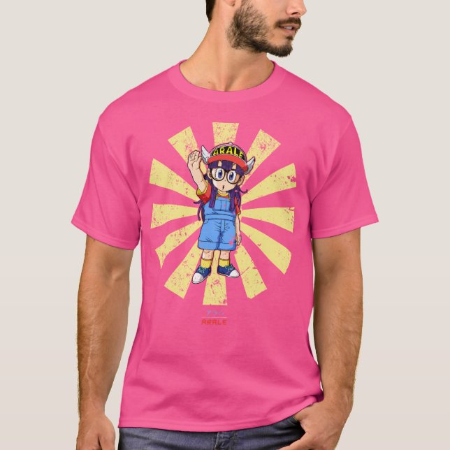 Arale Retro Japansk Dr Slump T Shirt (Framsida)