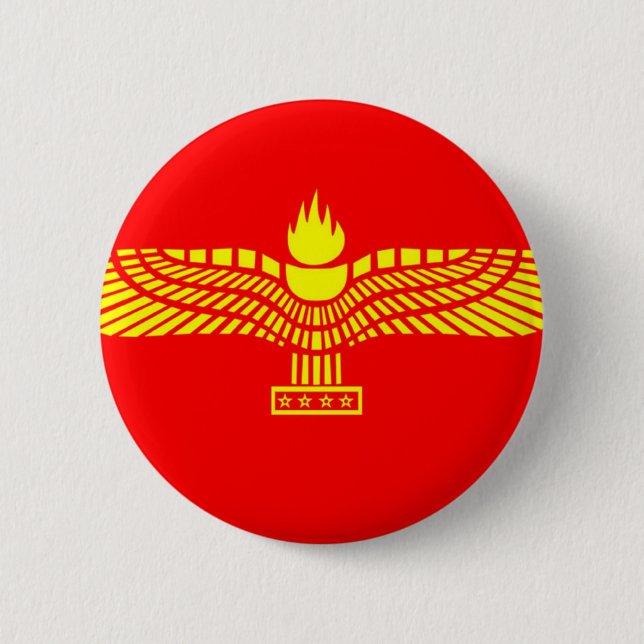 -aramaic-flagga knapp (Framsida)