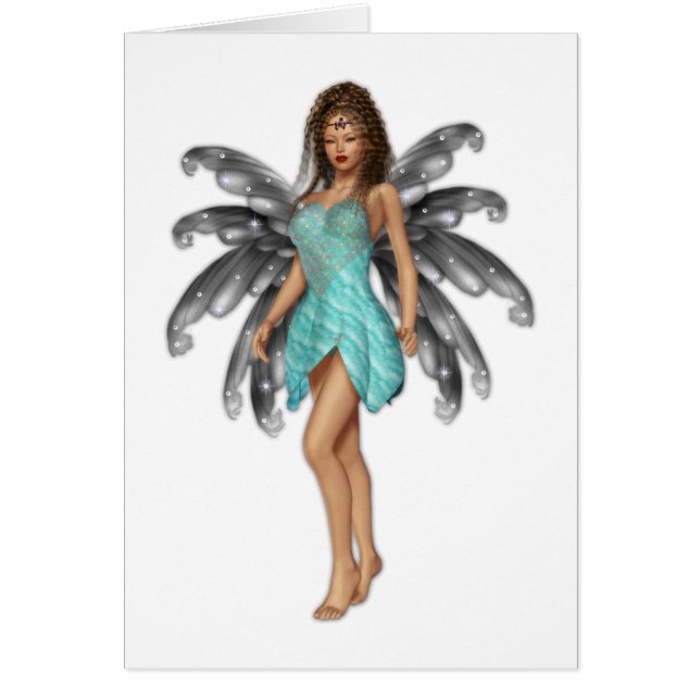 Araminta Fairy Hälsningskort (Framsidan)