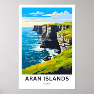 Aran Islands Ireland Travel Skriv ut Poster