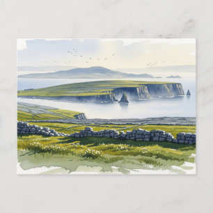 Aran Islands Ireland Travel Vykort