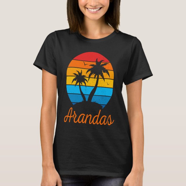 Arandas Mexico Family Vacation Beach Tropical T Shirt (Framsida)