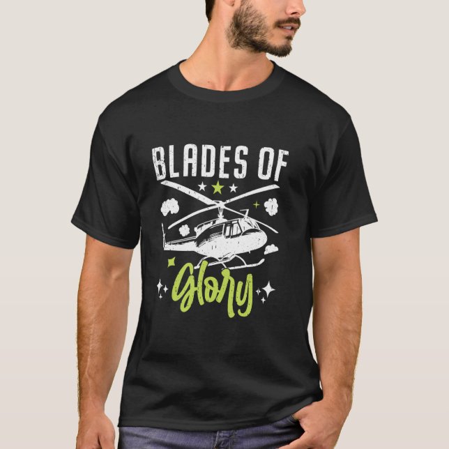 Ärans helikopterblad t shirt (Framsida)