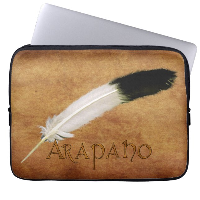 ARAPAHO Native American Feather Laptop sleeve (Framsidan)