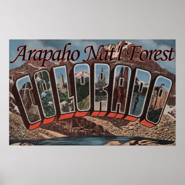 Arapaho Nat'l Forest, Colorado Poster (Framsidan)