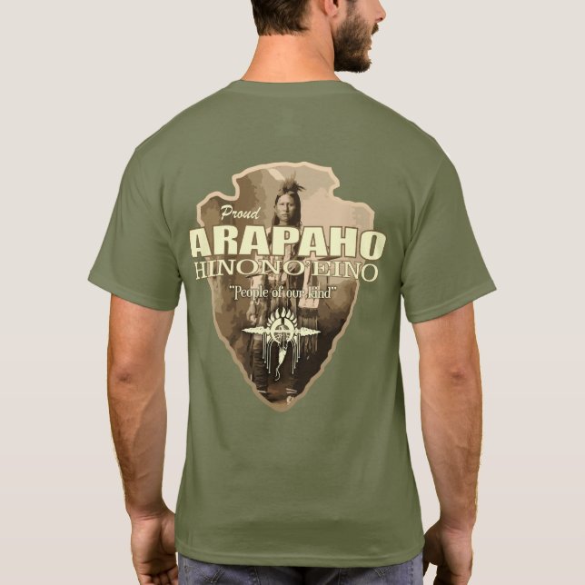 Arapaho (pilhuvud) t shirt (Baksida)