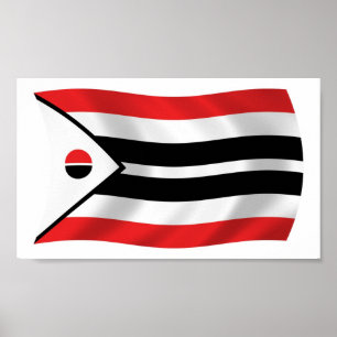 Arapaho-stammens flagga Postertryck Poster