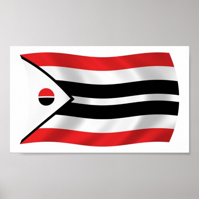 Arapaho-stammens flagga Postertryck Poster (Framsidan)