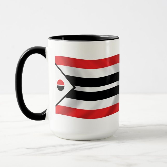 Arapaho-stammens flaggmugg mugg (Vänster)