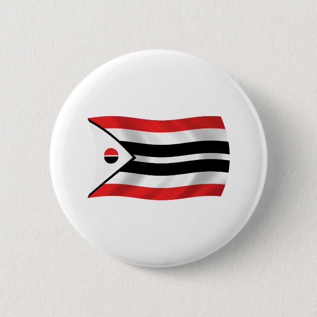 Arapaho Tribe Flagga Button Knapp (Framsida)