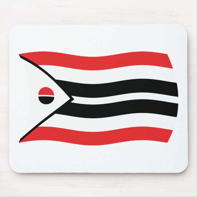 Arapaho Tribe Flagga Mousepad Musmatta (Framsidan)