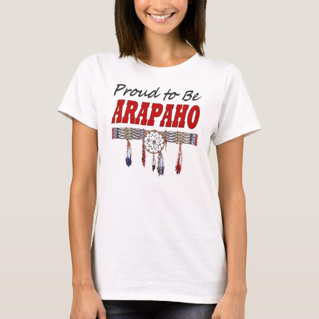 Arapaho Women's Bella+Canvas Flowy Circle Top Tee Shirt (Framsida)