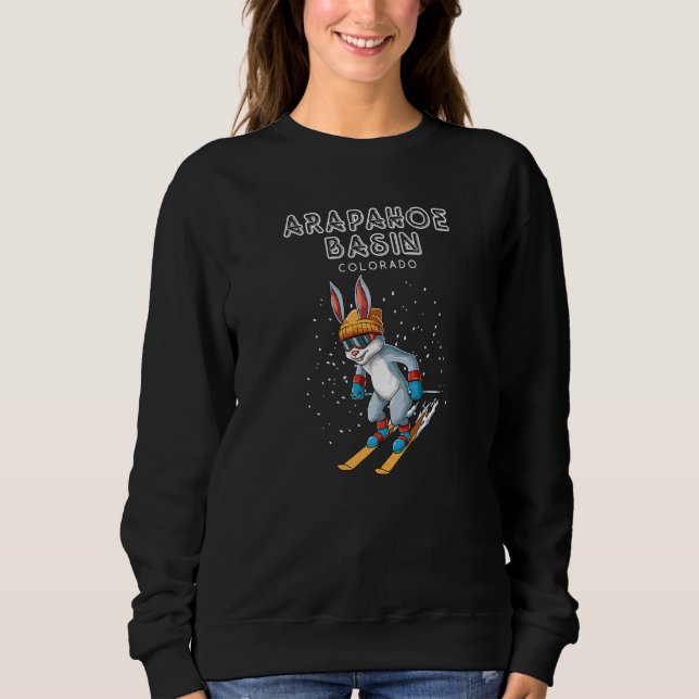 Arapahoe Basin Colorado Ski Rabbit T Shirt (Framsida)