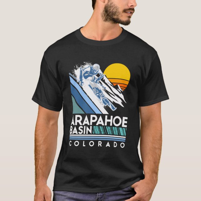 Arapahoe Basin Colorado Ski T Shirt (Framsida)