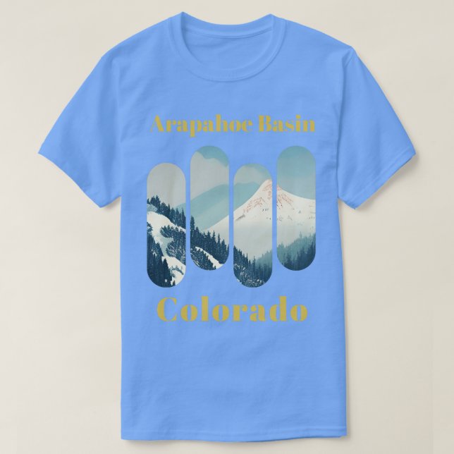 Arapahoe Basin ski Colorado 6 T Shirt (Design framsida)