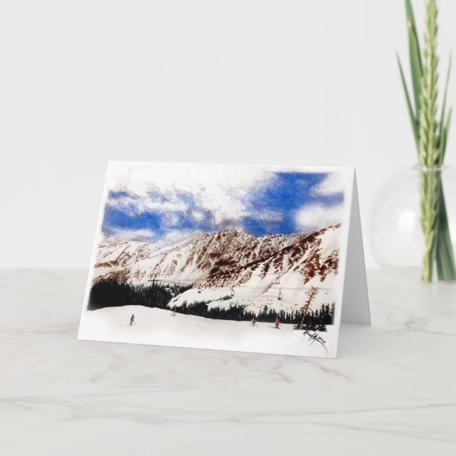 Arapahoe Basin Ski Day Kort (Framsida)