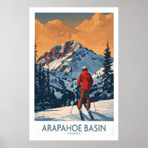 Arapahoe Basin Ski Tryck - Colorado 1