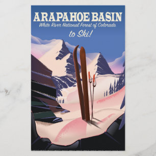 Arapahoe Basin,White River National Forest Ski Brevpapper