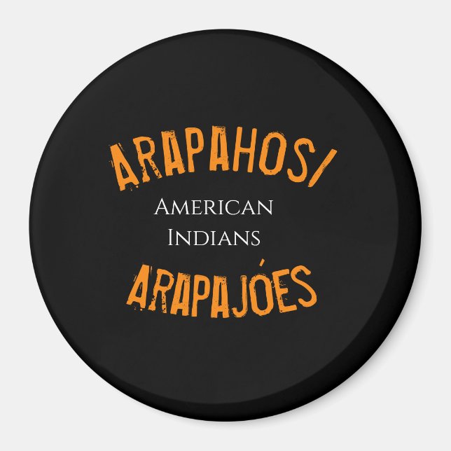 Arapahos/Arapajóes indian T-Shirt Hoodie Magnet (Framsidan)