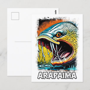 Arapaima Monster Fish for EXTREME ANGLERS Amazon Vykort