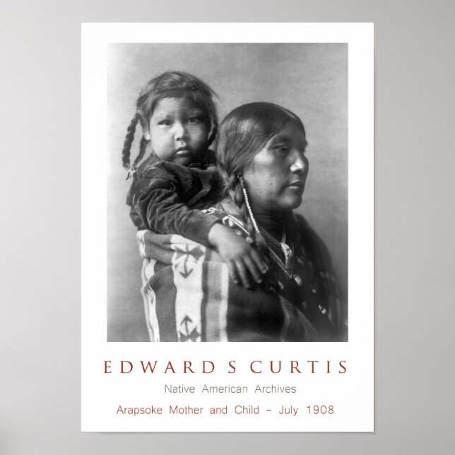 Arapsoke Mor med Child Poster (Framsidan)