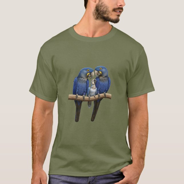 Arara azul t shirt (Framsida)