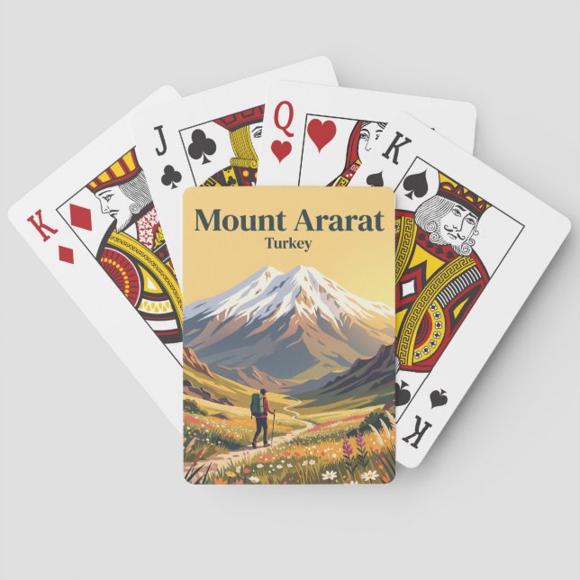 Araratberget Turkiet Casinokort (Baksidan)