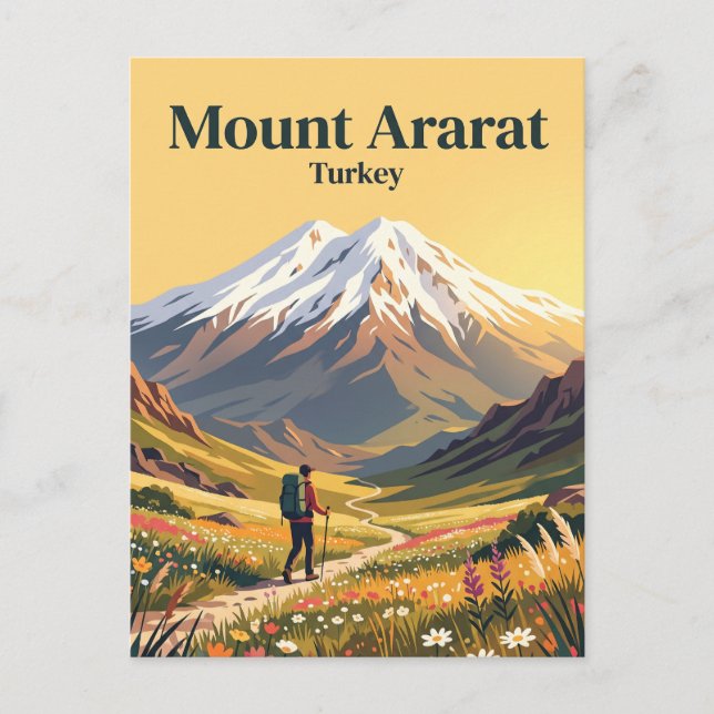 Araratberget Turkiet Vykort (Framsida)