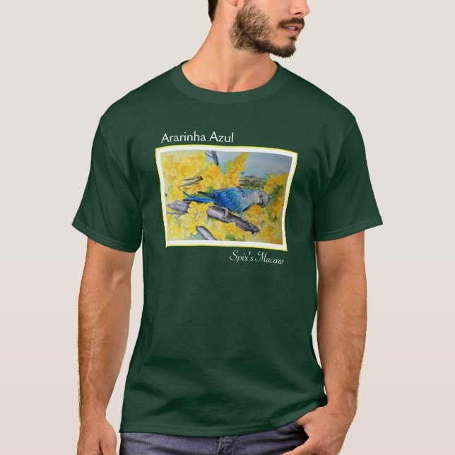 Ararinha Azul - Spix's Macaw T-Shirt (Framsida)