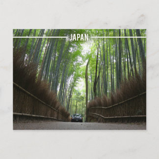 Arashiyama Bamboo Forest, Kyoto Japan Vykort