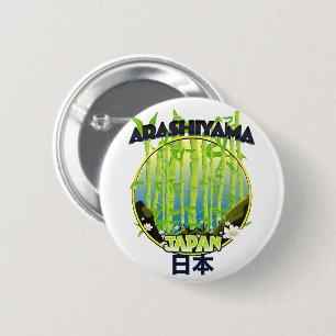 Arashiyama Japan-logotyp Knapp