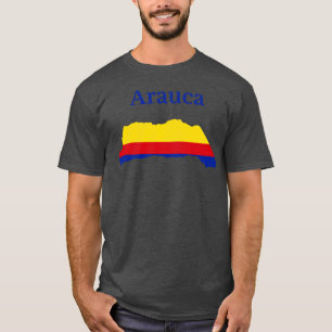 Arauca Department Karta Colombia T Shirt