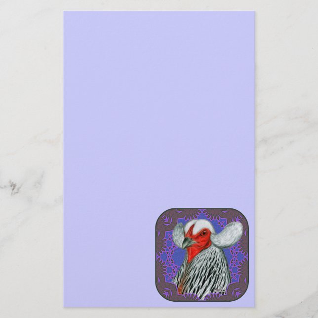 Araucana Head Framed Brevpapper (Framsida)