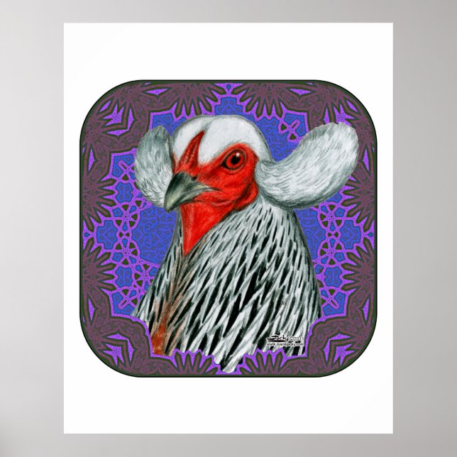 Araucana Head Framed Poster (Framsidan)