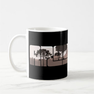 Araucaria Gräs Träd Araucaria Parana Wilderness Kaffemugg