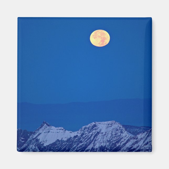 Aravis Mountains | Mont Blanc-intervall Magnet (Framsidan)