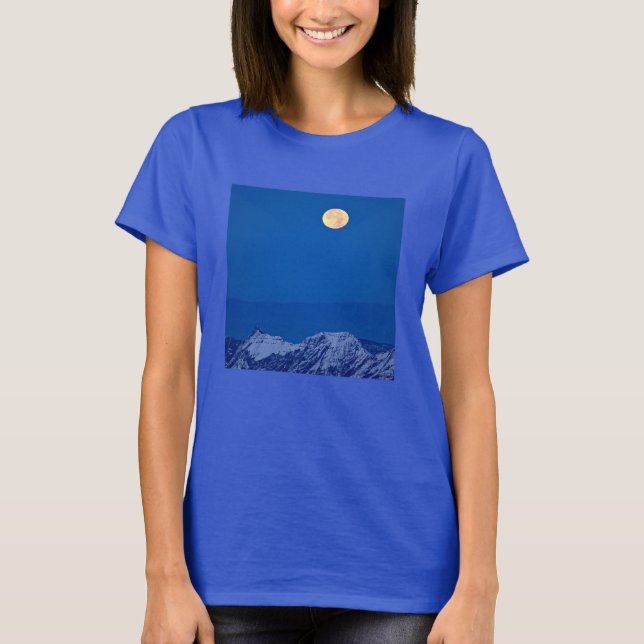 Aravis Mountains | Mont Blanc-intervall T Shirt (Framsida)