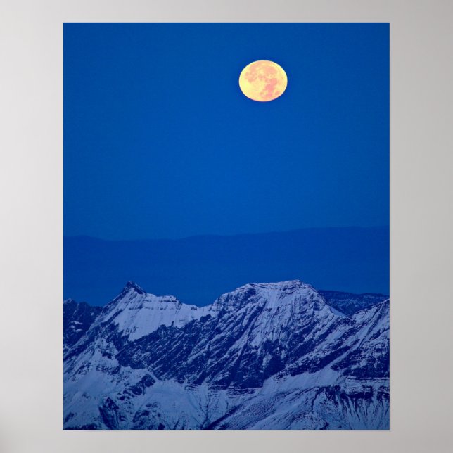 Aravis Mountains | Mont Blanc Range Poster (Framsidan)