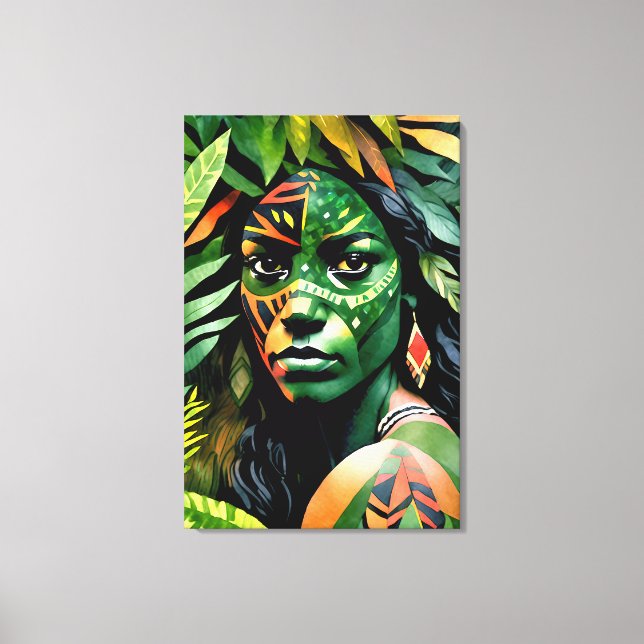 "Arayúna" Jungle Canvas - Kvinnor i Amazonia (Framsida)