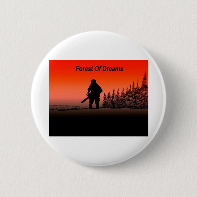 Arb Art Arborist Träd Surgeon Chainsee liggande Knapp (Framsida)