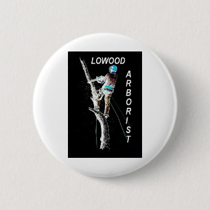 Arb Art Arborist Träd Surgeon Chainsee liggande Knapp