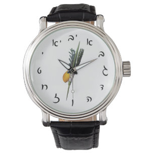 Arba Minim - hebrén skrivar tal Armbandsur