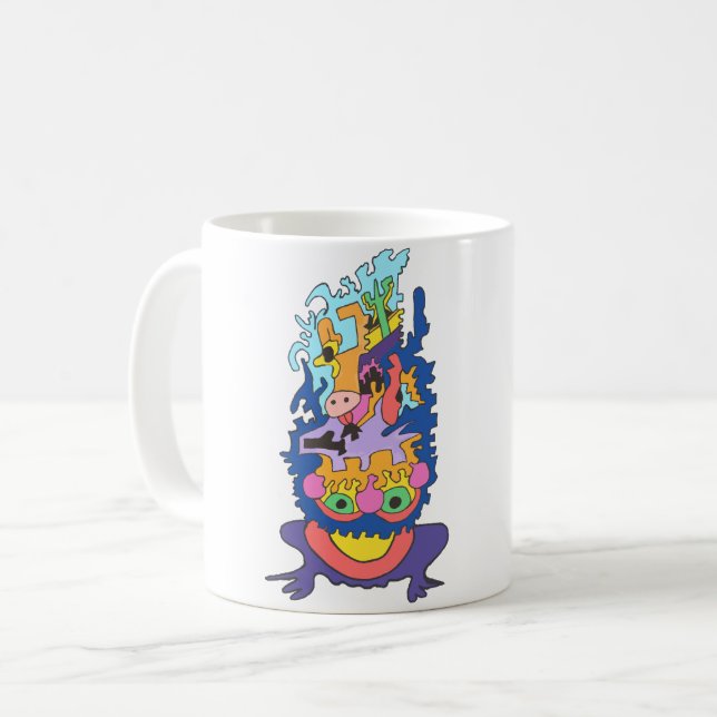 Ärbar groda kaffemugg (Framsida vänster)