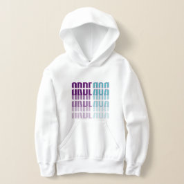 Arberor Kids Hoodie – Modern Gradient Block Logo T Shirt