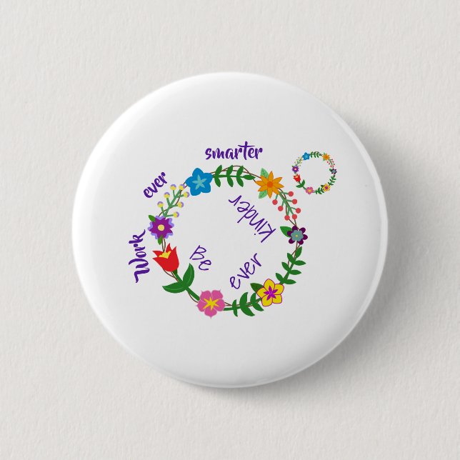 Arbeta ännu smartare, var snäll och var snäll och  knapp (Framsida)