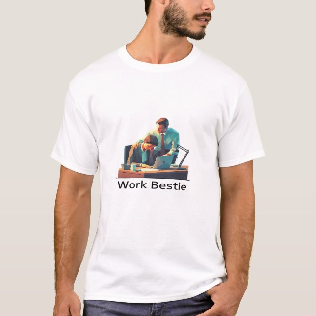 Arbeta bäst klassiskt t shirt (Framsida)